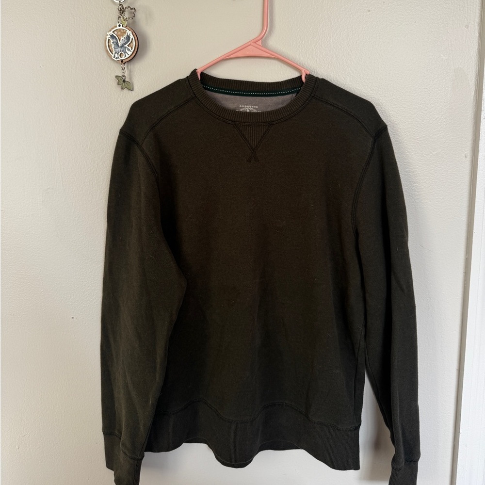 G.H. Bass & Co. Dark Green Crewneck Sweater